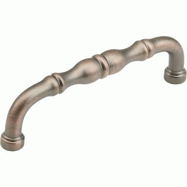 SCHAUB 4 5/16 Inch (4 Inch c-c) Colonial Pull (Aurora Bronze Finish)