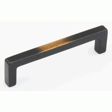 SCHAUB 4 5/16 Inch (4 Inch c-c) Vinci Appliance Pull (Antique Bronze Finish)