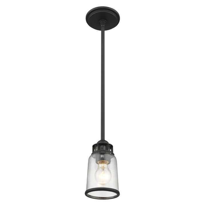 1 Light Bronze Single Pendant Livex