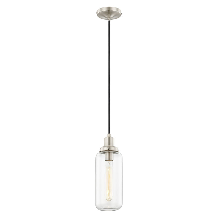 1 Light Brushed Nickel Single Pendant Livex