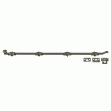 DELTANA 42 Inch Deltana Offset Heavy Duty Surface Bolt (Antique Nickel Finish)