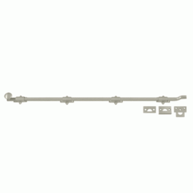 DELTANA 42 Inch Deltana Offset Heavy Duty Surface Bolt (Brushed Nickel Finish)