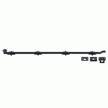 DELTANA 42 Inch Deltana Offset Heavy Duty Surface Bolt (Flat Black Finish)