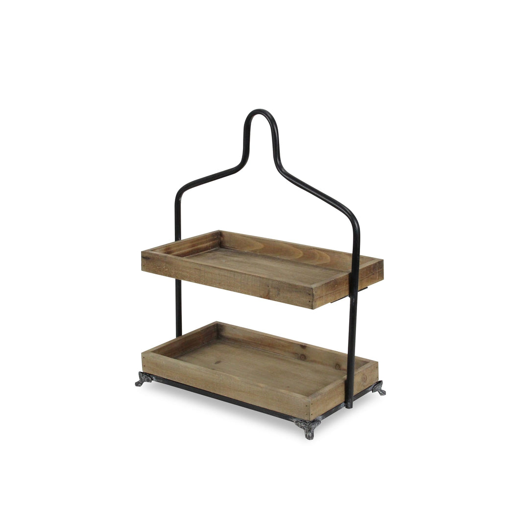 CHEUNGS Briar 2 Tier Wood Table Shelf