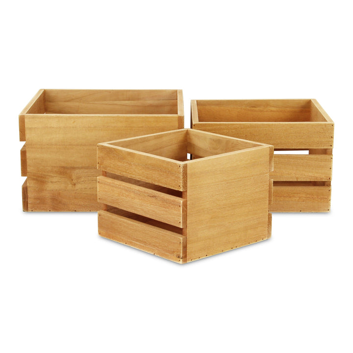 CHEUNGS Rustic Farmstead Wooden Crate Set