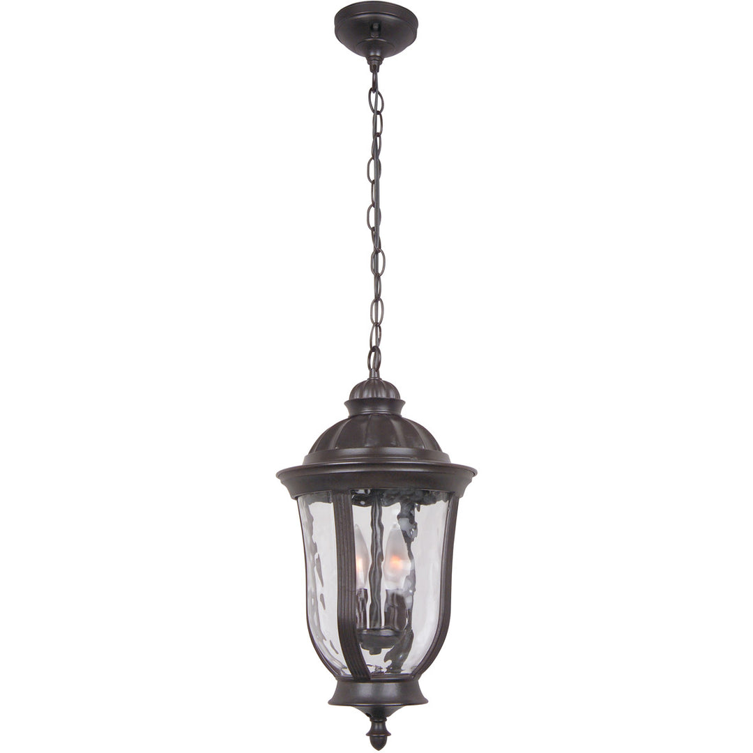 CRAFTMADE Frances 2 Light Outdoor Pendant in Oiled Bronze Outdoor