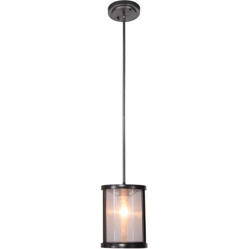 Danbury 1 Light Mini Pendant in Matte Black CRAFTMADE