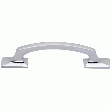 COPPER MOUNTAIN HARDWARE 5 1/4 Inch Modern Cabinet Handle Pull (Polished Chrome Finish)