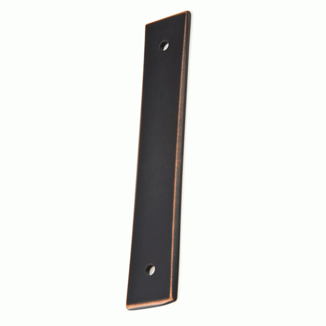 EMTEK 5 1/8 Inch (4 Inch c-c) Neos Back Plate Venetian Rubbed Bronze Finish