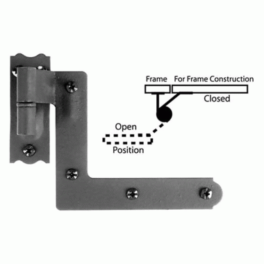 ACORN MANUFACTURING 5 Inch by 4 1/4 Inch New York Style Hinges (Offset Pair)