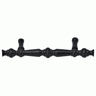 COPPER MOUNTAIN HARDWARE 5 Inch Overall (3 Inch c-c) Solid Brass Victorian Pull (Oil Rubbed Bronze Finish)