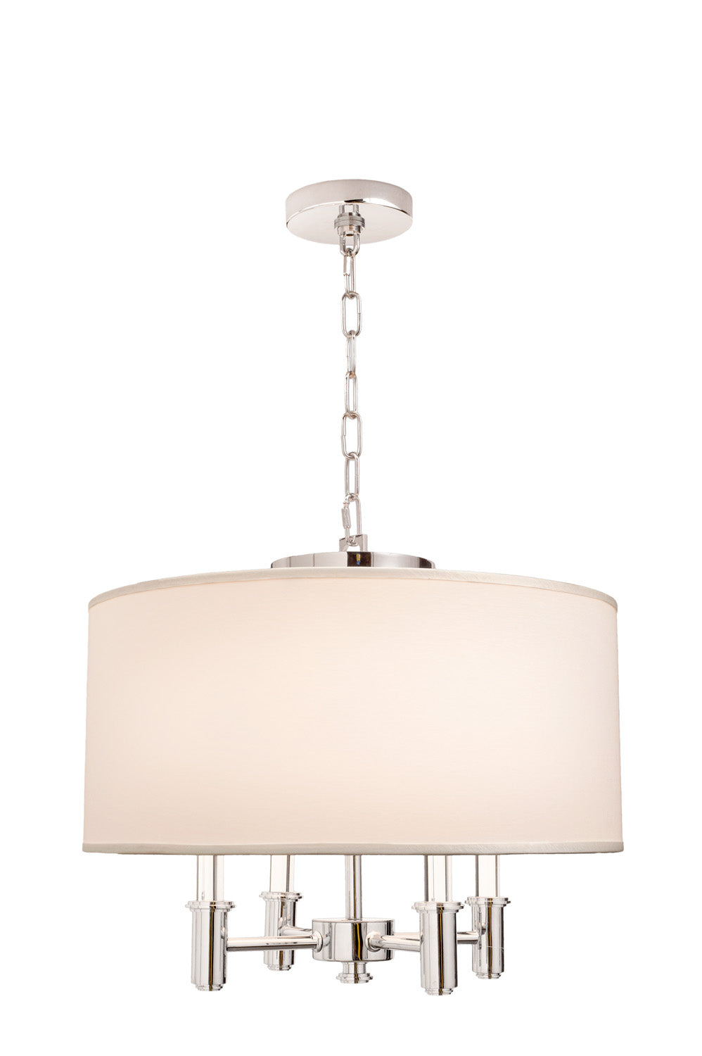 Kalco DuPont 4 Light Round Convertible Pendant - Semi Flush Mount