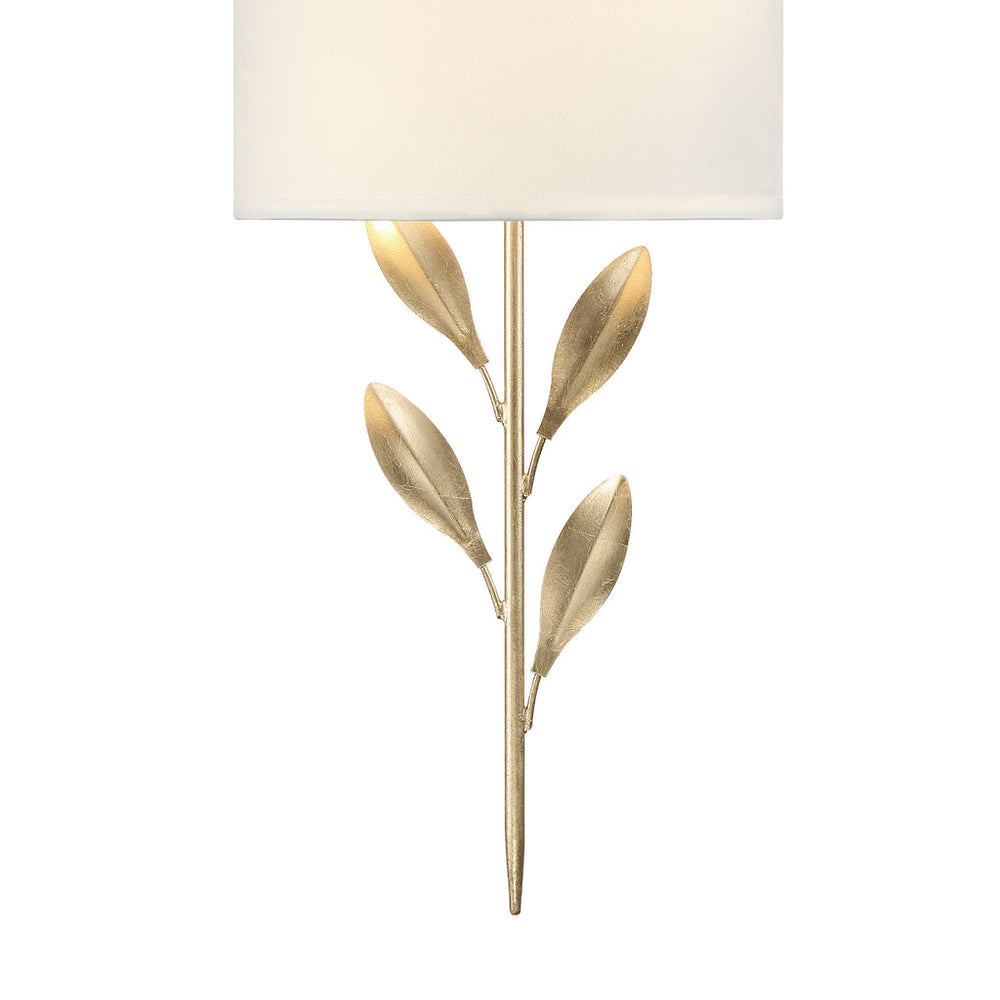 Crystorama Crystorama Broche 2 Light Antique Gold Sconce