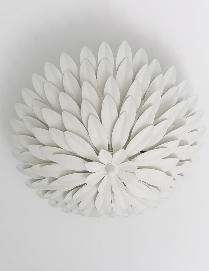 Crystorama Crystorama Broche 4 Light Matte White Semi Flush Mount