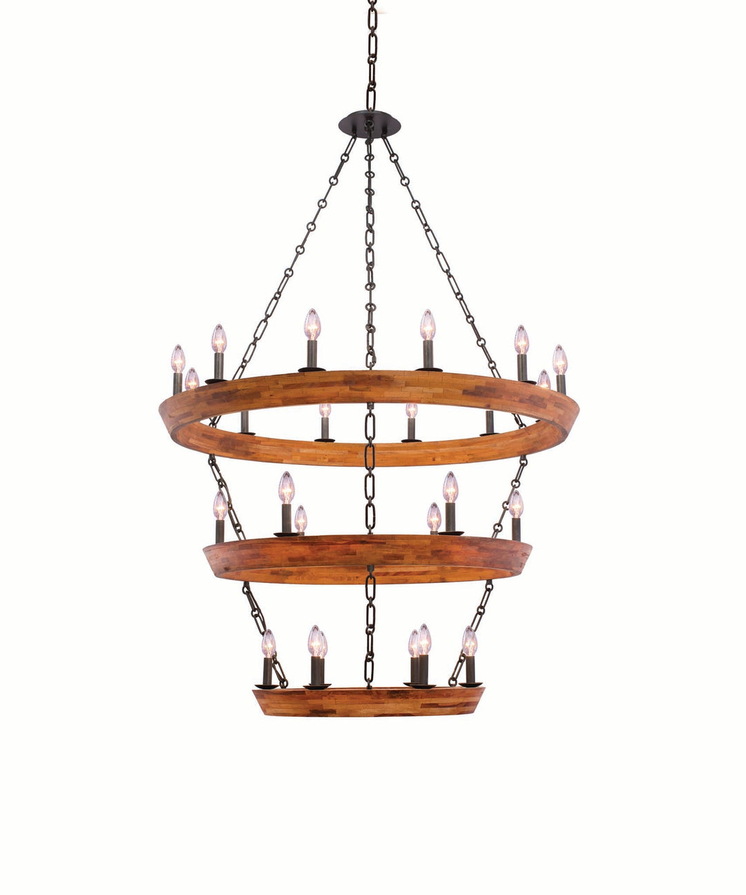 Kalco Lansdale (12+6+6) Light 3 Tier Chandelier