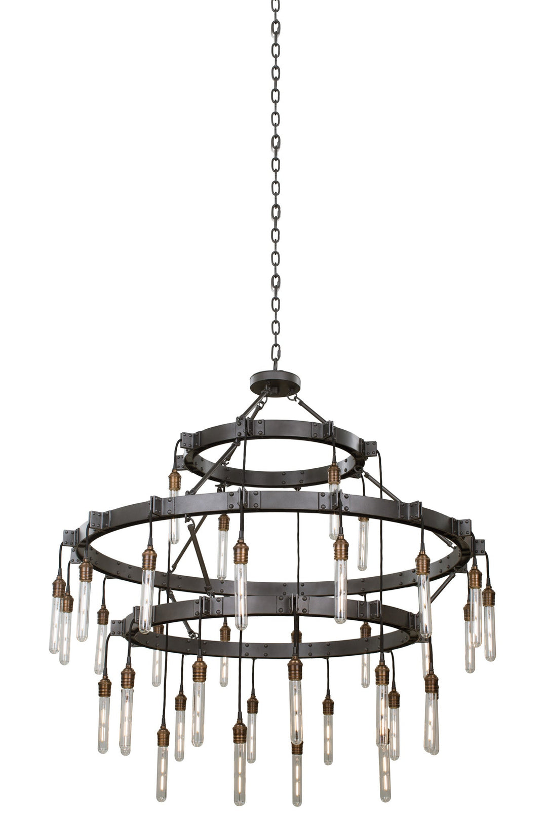 Stuyvesant 12+16+8 Light 3 Tier Chandelier Kalco