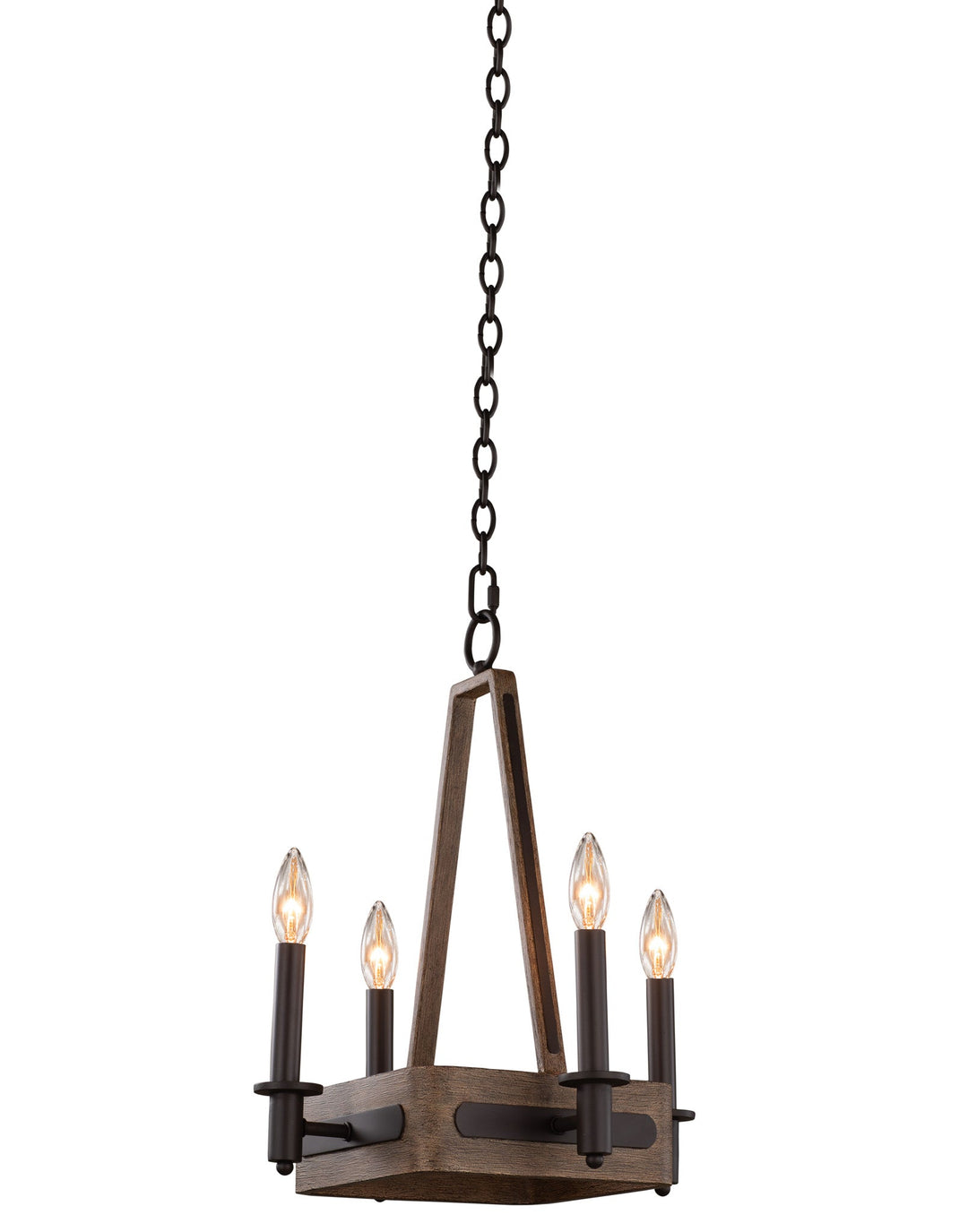 Kalco Duluth 4 Light Square Chandelier