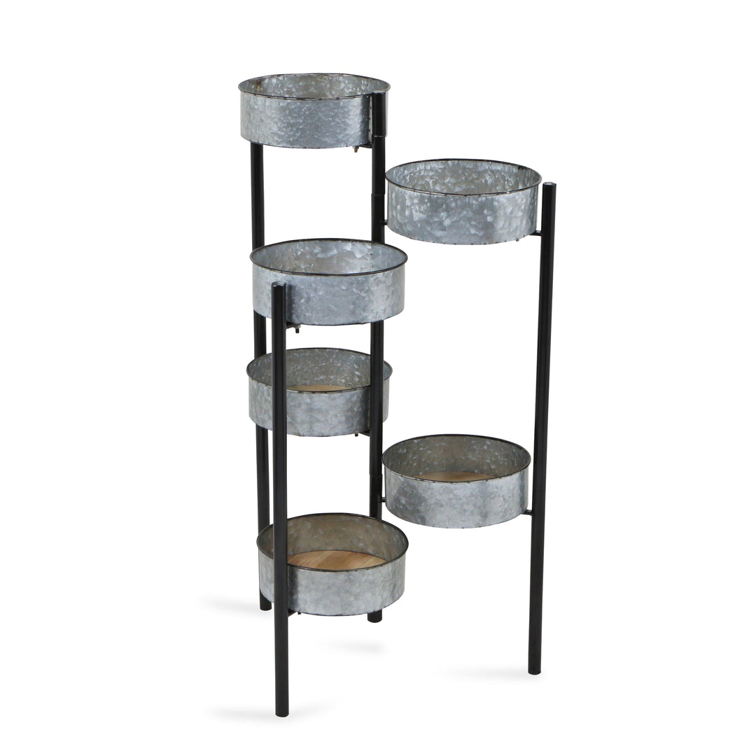 CHEUNGS Carina 6 Pot Metal Folding Plant Stand