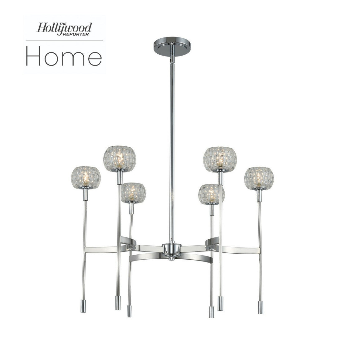 Kalco Mae 6 Light Chandelier