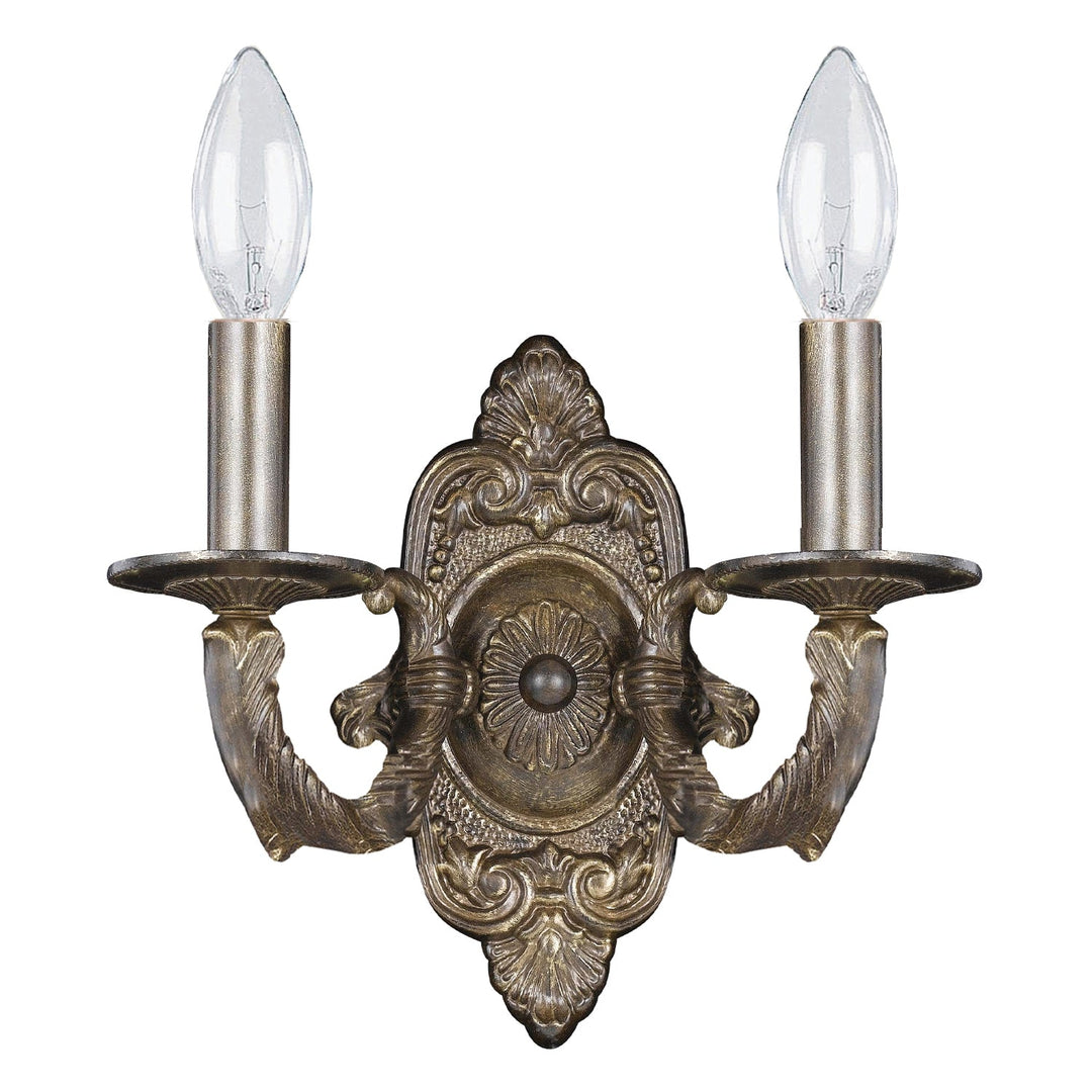 Crystorama Crystorama Paris Market 2 Light Venetian Bronze Sconce