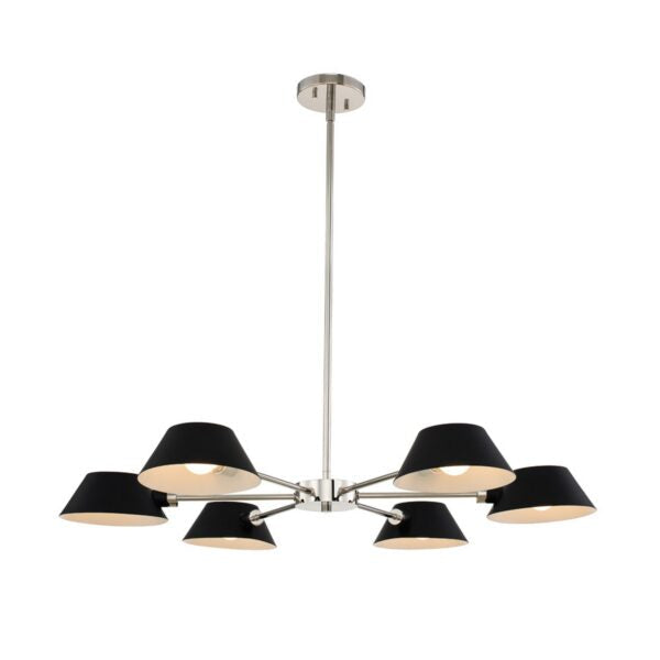 Kalco Bruno 6 Light Chandelier