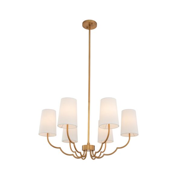 Kalco Sophia 6 Light Chandelier