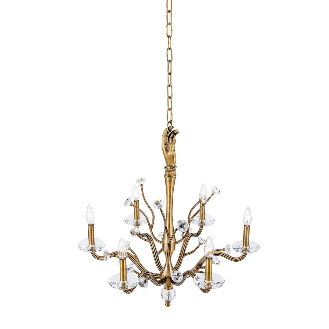 Kalco Venus 6 Light Chandelier