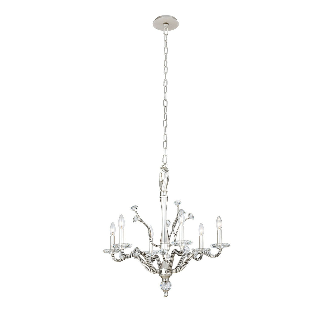 Venus 6 Light Chandelier Kalco