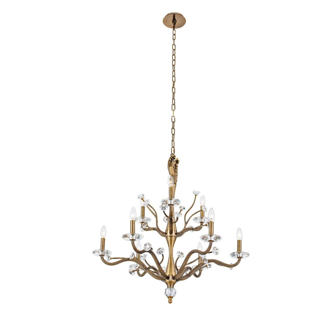 Kalco Venus 9 Light 2 Tier Chandelier