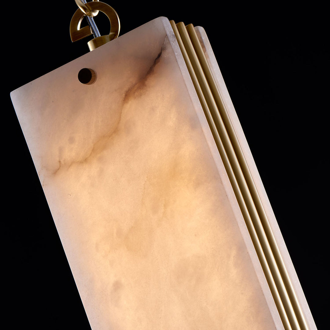 Vertical Single Drop LED Pendant