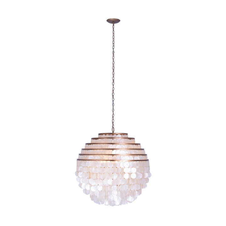 Sphere 28" Capiz Pendant