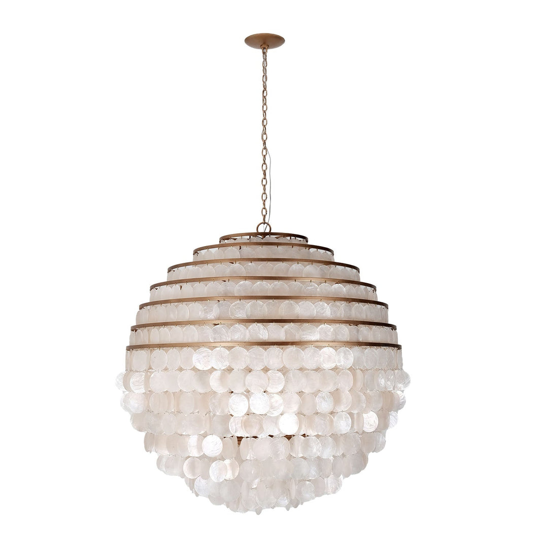 Kalco Sphere 36" Capiz Pendant