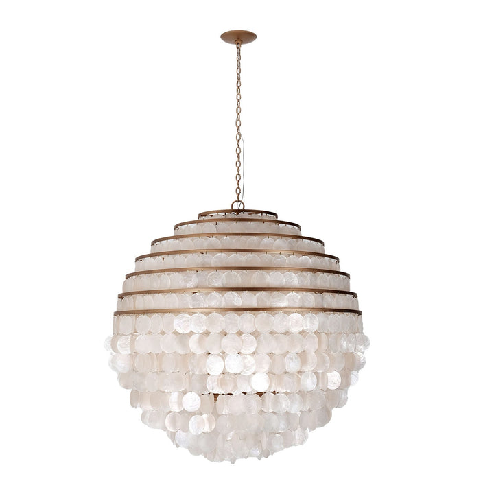 Kalco Sphere 36" Capiz Pendant