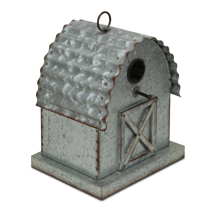 CHEUNGS Ethel Metal Hanging Birdhouse Décor - Curved