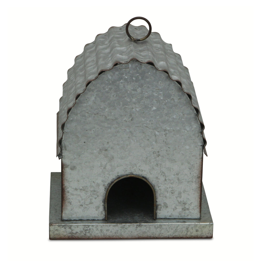 CHEUNGS Ethel Metal Hanging Birdhouse Décor - Curved