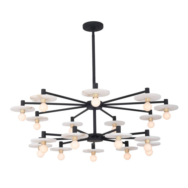 Kalco Discus 2 Tier Pendant