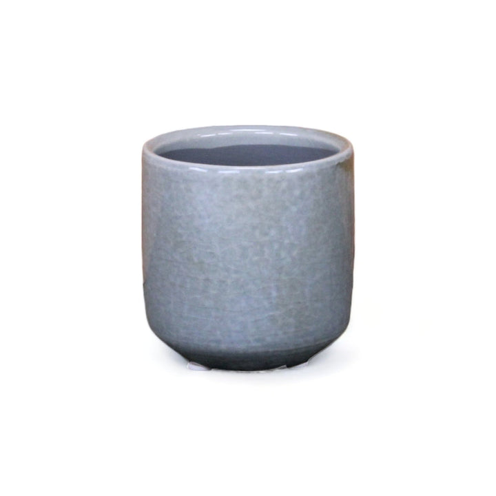 CHEUNGS Lavina Mosaic Pattern Gray Ceramic Pot - Small