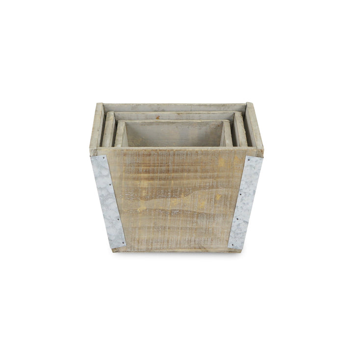 CHEUNGS Samil Tapered Set of 3 Square Planters