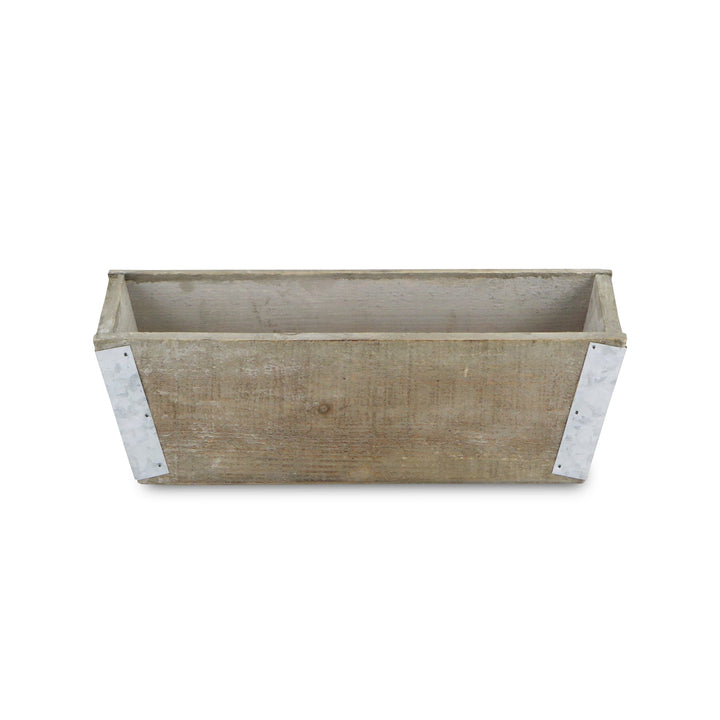 CHEUNGS Samil Tapered Rectangular Wood Planter - Small