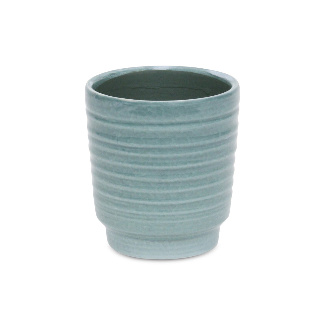 CHEUNGS Celadi Green Rippled Ceramic Pot - X-Large