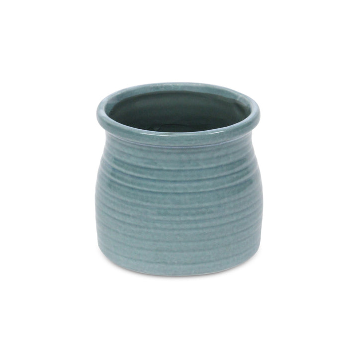 CHEUNGS Kifon Green Curved Ceramic Pot - Medium