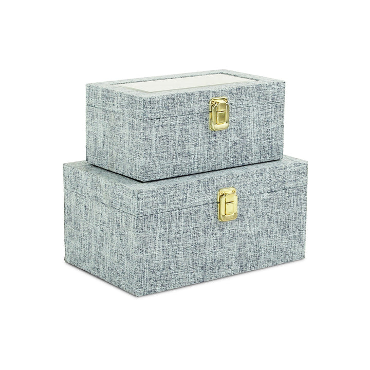 CHEUNGS Canter Isle Linen Box Set - Light Blue