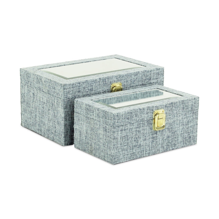 CHEUNGS Canter Isle Linen Box Set - Light Blue