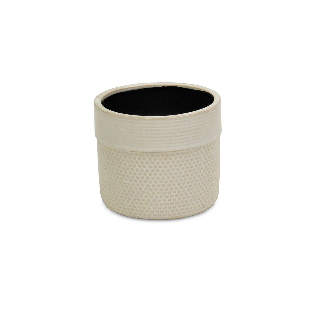 CHEUNGS Osanna Off-white Patterned Ceramic Pot - Large