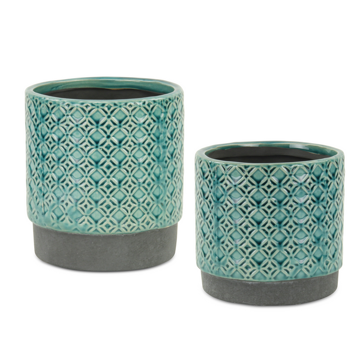 CHEUNGS Zajedani Lattice Pot - Turquoise - Small