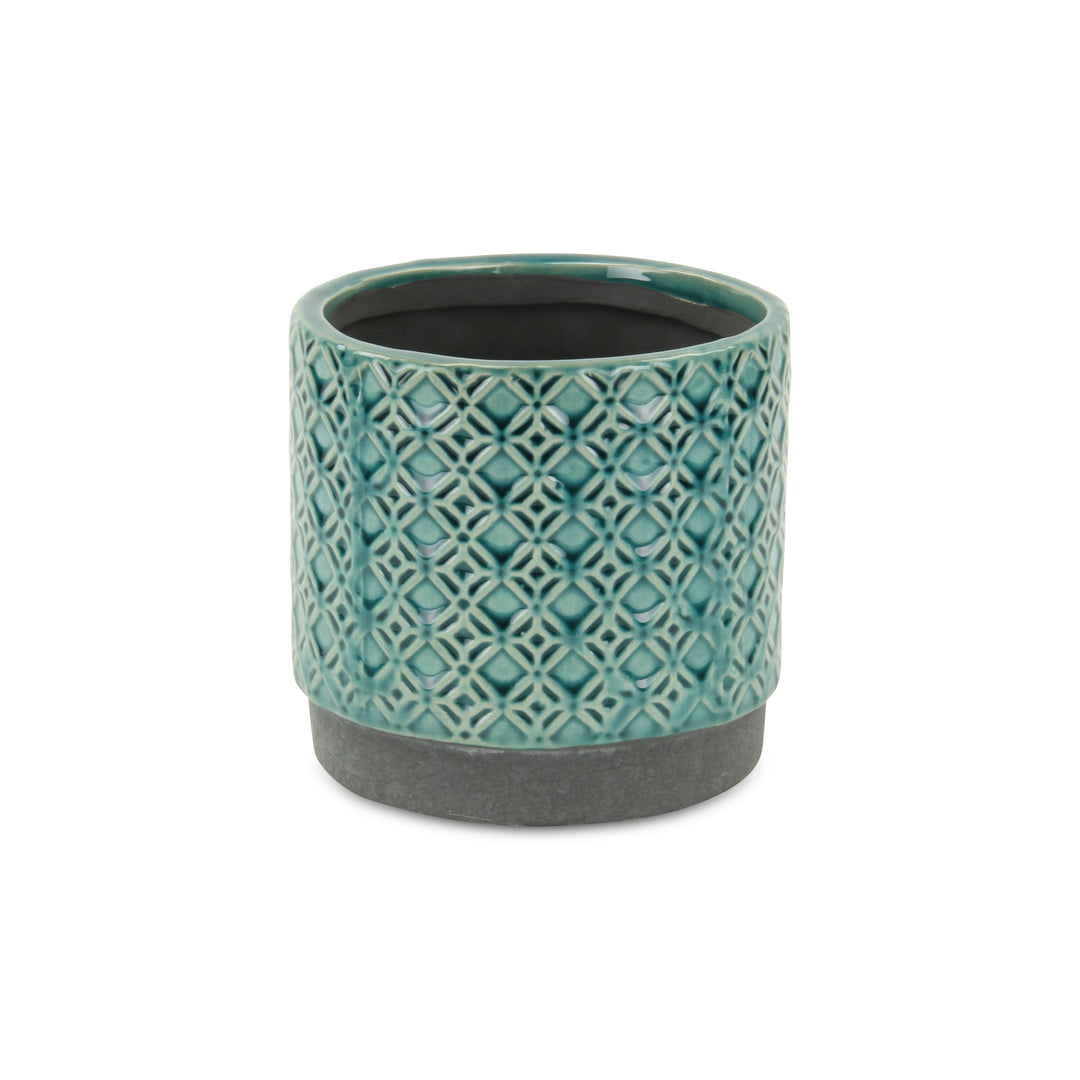 CHEUNGS Zajedani Lattice Pot - Turquoise - Small