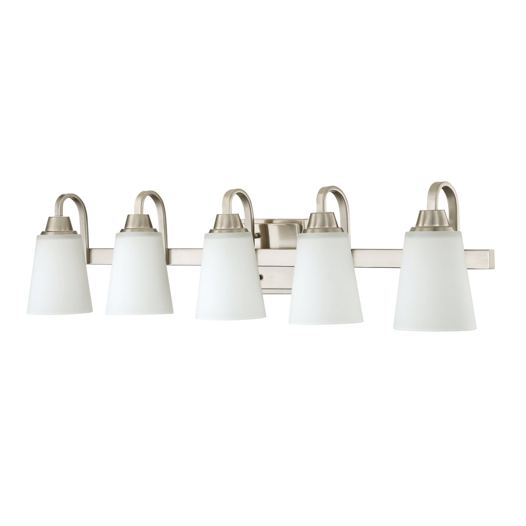 CRAFTMADE Grace 5 Light Vanity in Brushed Polished Nickel