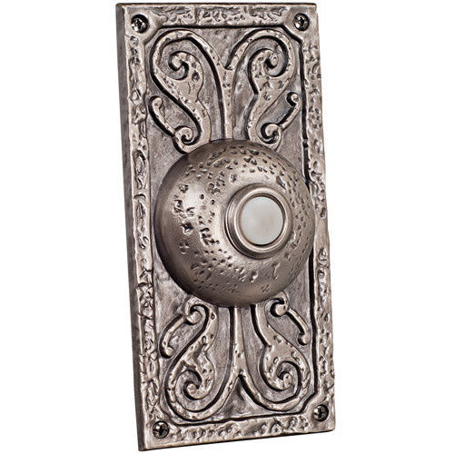 CRAFTMADE Surface Mount Designer LED Lighted Push Button in Antique Pewter