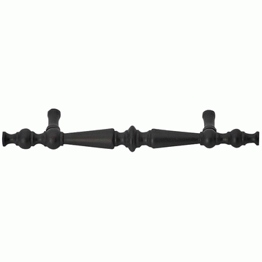 COPPER MOUNTAIN HARDWARE 6 1/2 Inch Overall (4 Inch c-c) Solid Brass Victorian Pull (Oil Rubbed Bronze Finish)