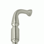 DELTANA 6 Inch Deltana Solid Brass Door Pull (Brushed Nickel Finish)